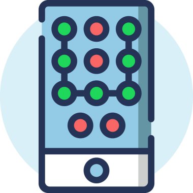 telefon simgesi, basit vektör illüstrasyonu 