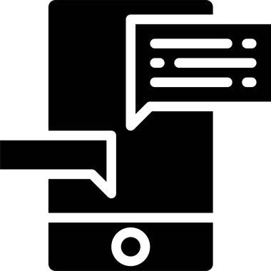 Konuşma vektörü illüstrasyonu, seo ve ağ simgesi