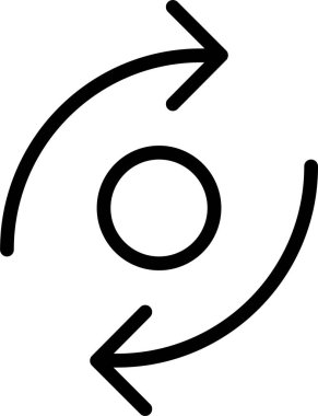 Gezegenin yörüngesinin vektör çizimi