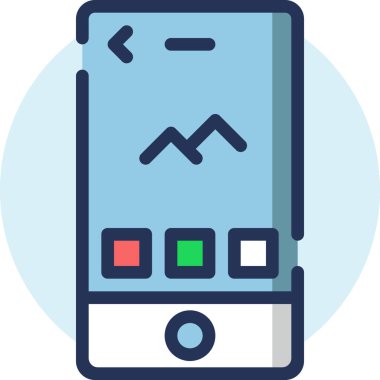 resim simgesi, vektör çizimi 