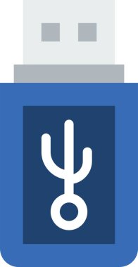 usb Simgesi, Vektör illüstrasyonu