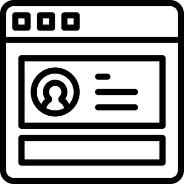 kullanıcı simgesi, vektör illüstrasyonu