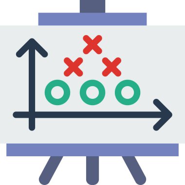 Taktik simgesi, vektör çizimi