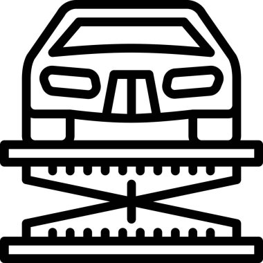 bir okul ve finans simgesinin araba vektör çizimi