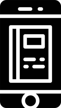 telefon rehberi vektör simgesi.