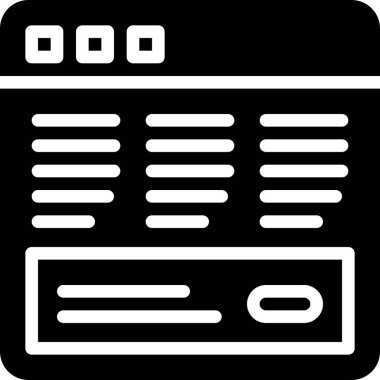 Web makalesi, basit vektör tasarımı illüstrasyonu