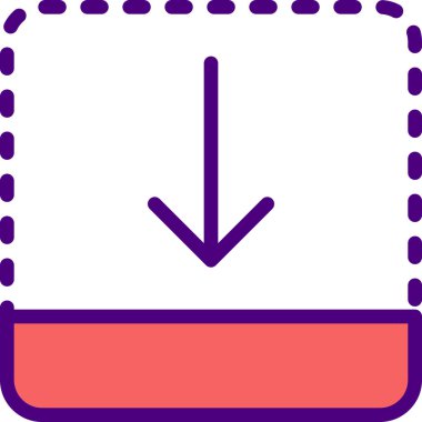 ok simgesi, vektör illüstrasyonu