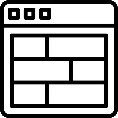 Web konsept tasarımı, basit vektör illüstrasyonu