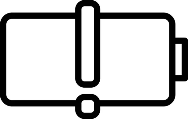 Icône Batterie Illustration Vectorielle — Image vectorielle