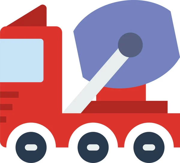 Truck Icon Vector Illustration White Background — Stock Vector