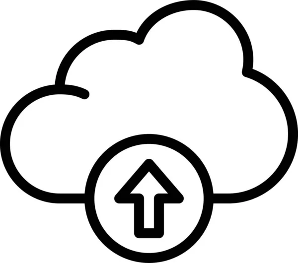 Cloud Computing Vektor Symbol — Stockvektor