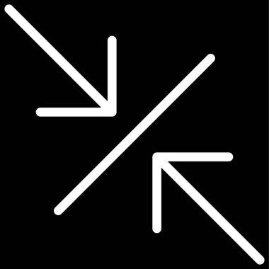 Beyaz arkaplanda simge ve vektör illüstrasyonunu sıkıştır