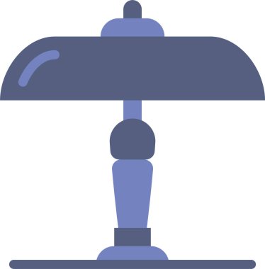 Işık arkaplanda düz bir lamba simgesi  