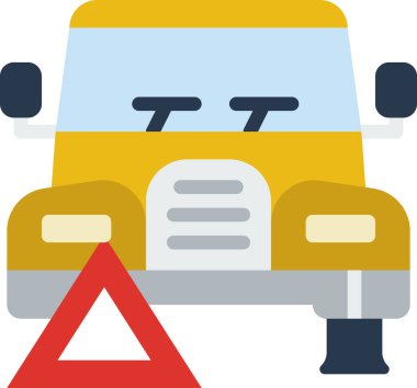 Lastik patladı. Web simgesi basit illüstrasyon