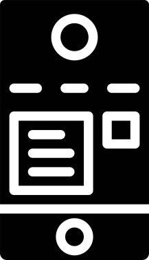 Sohbet simgesi, basit vektör illüstrasyonu 