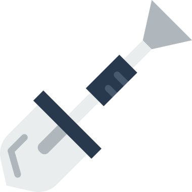 Kürek simgesi, vektör illüstrasyonu