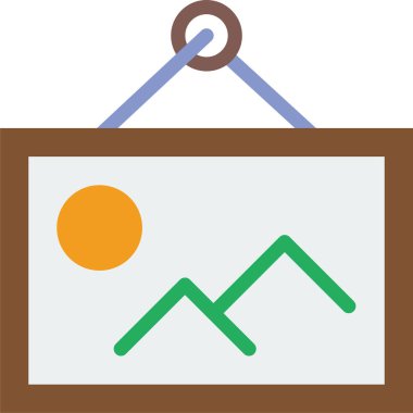 resim simgesi, vektör çizimi 