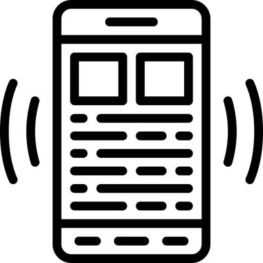 Web makalesi, basit vektör tasarımı illüstrasyonu