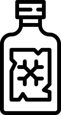 Zehirli ağ simgesi basit illüstrasyon