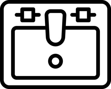 Simge batır, vektör illüstrasyonu  