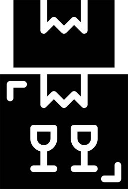 restoran ve içecek vektör simgesi