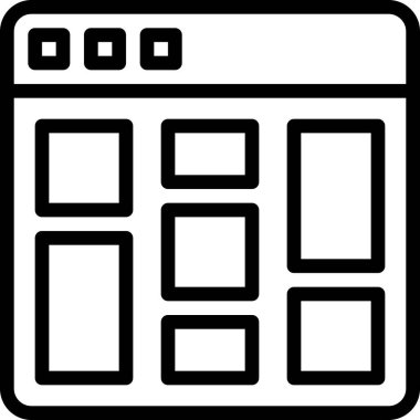 Seo ve pazarlama simgelerinin kılavuz vektör çizimi