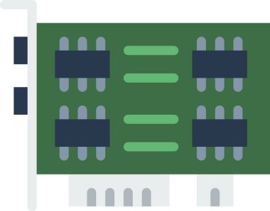 Video simgesi, basit vektör illüstrasyonu 