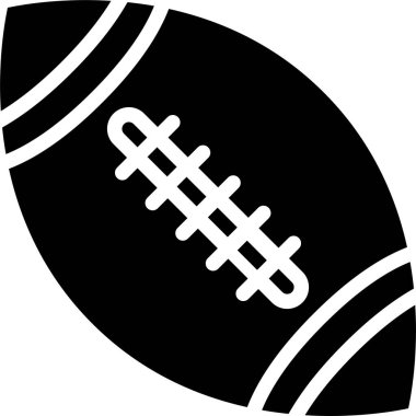 Bir ragbi topunun vektör çizimi  