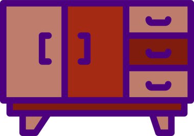 Kostüm simgesi, basit vektör illüstrasyonu 