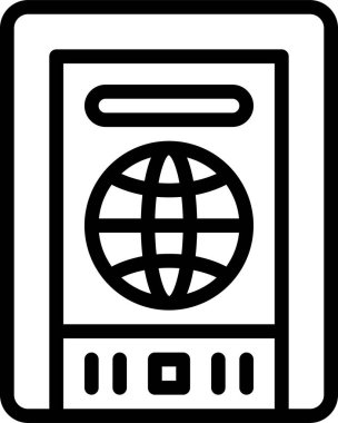 Arama simgesi, basit vektör illüstrasyonu 