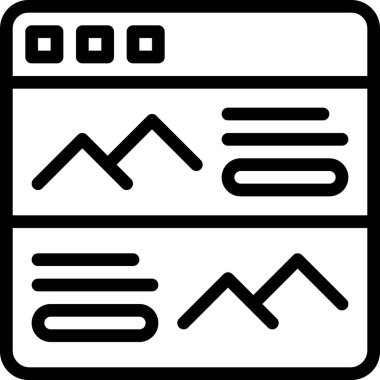 Web ve geliştirme vektör simgesi