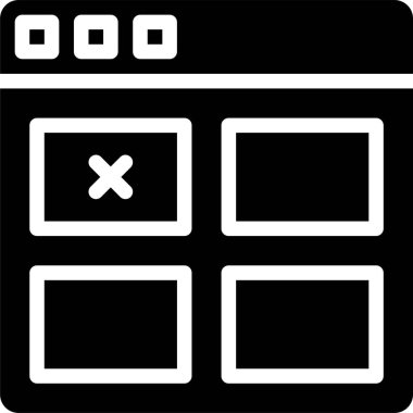 Simge, vektör illüstrasyonunu sil