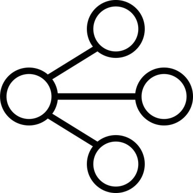paylaşım sembolü, modern vektör simgesi tasarımı