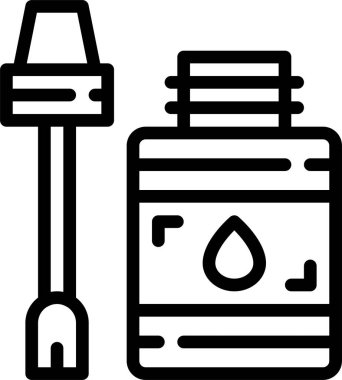 Yapıştırıcı web simgesi basit illüstrasyon