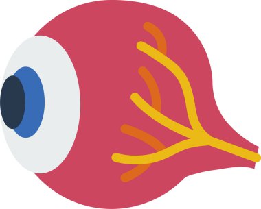 Göz simgesi, vektör illüstrasyonu  