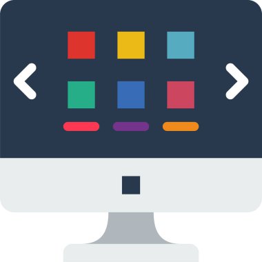 Kaydırıcı vektör simgesi beyaz arkaplanda izole edildi