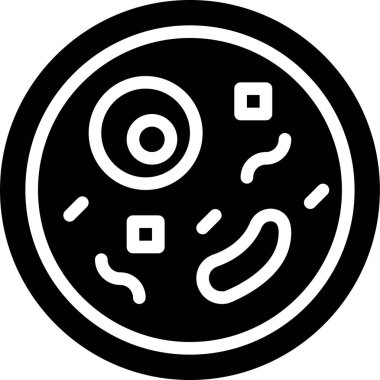 Laboratuar Örnek simgesi, renk vektörü illüstrasyonu  