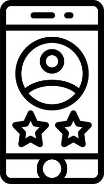 Kullanıcı Beğeni simgesi, vektör illüstrasyonu