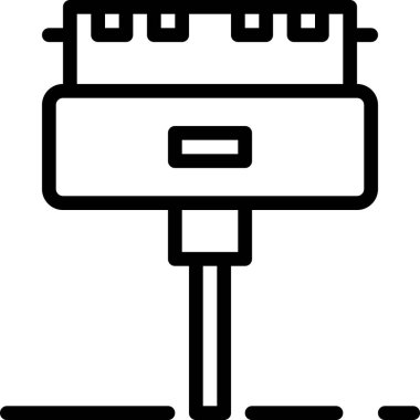 Şarj simgesi, renk vektörü illüstrasyonu 