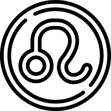 leo. Web simgesi basit illüstrasyon