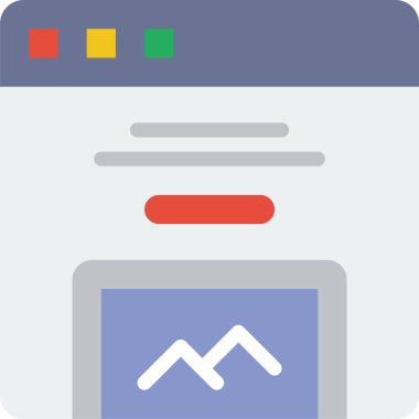 Cep telefonu. Web simgesi basit illüstrasyon