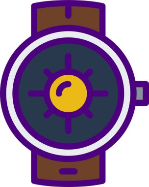 Hava durumu. Web simgesi basit illüstrasyon