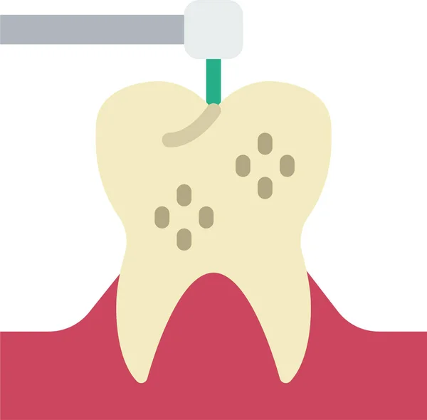 Icono Dental Concepto Médico Ilustración Vectorial — Archivo Imágenes Vectoriales