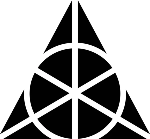 Ícone Geometria Sagrada Ilustração Vetorial — Vetor de Stock