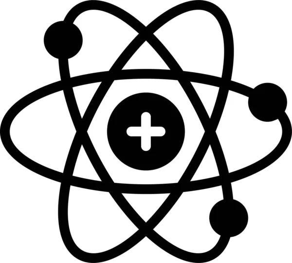 Icône Vectorielle Conception Atome — Image vectorielle