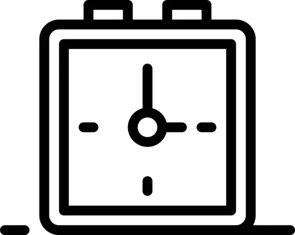 Reloj Diseño Icono Vector Simple Concepto Tiempo — Vector de stock