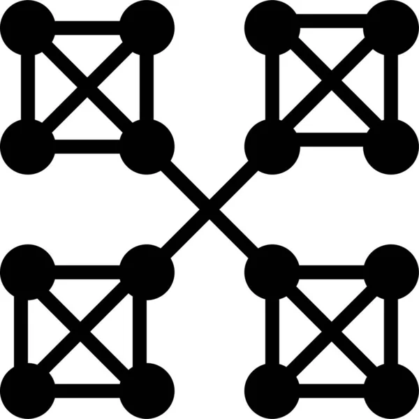 具有抽象几何形状的矢量无缝图案 — 图库矢量图片