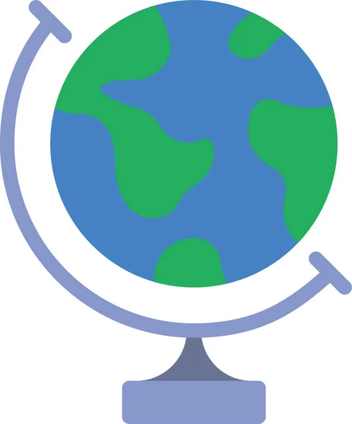 Globe Web Icon Simple Vector Illustration — Stock Vector