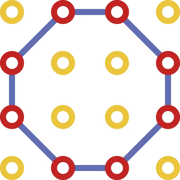 Vector Patrón Sin Costura Con Formas Geométricas Abstractas — Archivo Imágenes Vectoriales