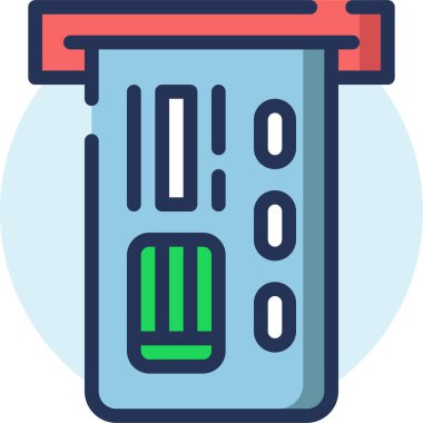 Bina. Web simgesi basit illüstrasyon